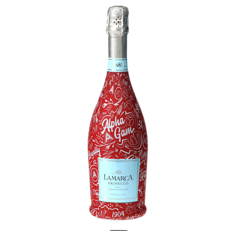 Alpha Gamma Delta Prosecco Bottle Wrap