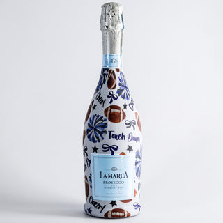 Beau Bottle Royal Blue and White Game Day - Prosecco Collection