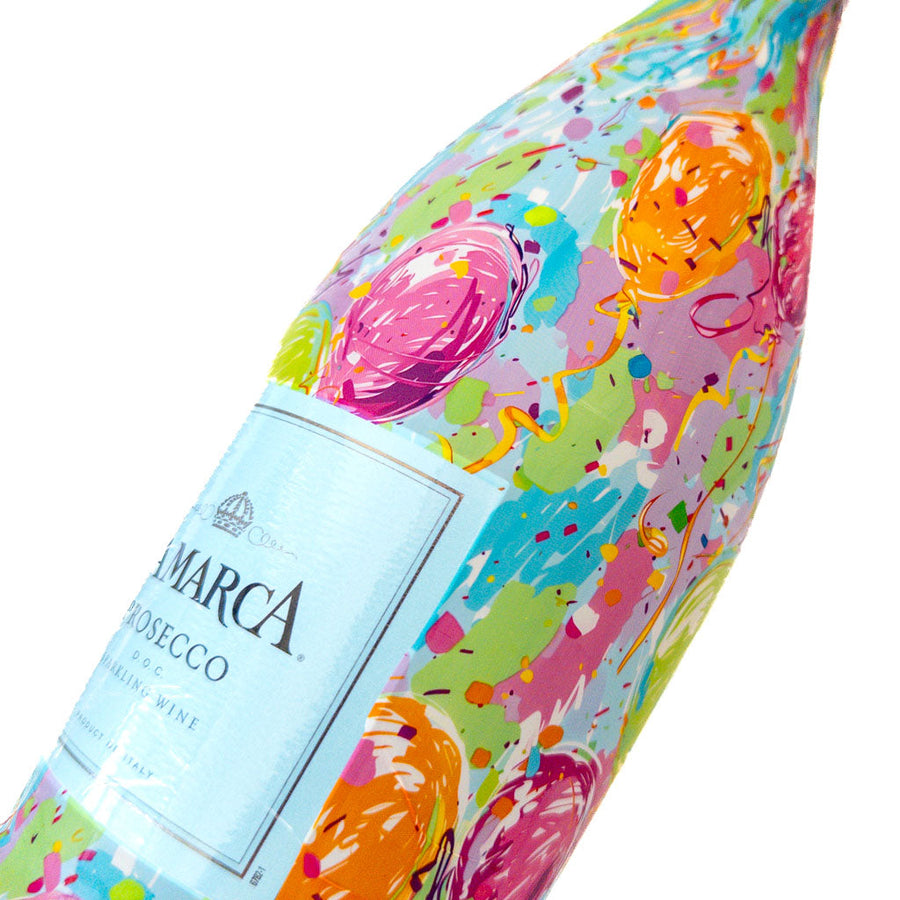 Beau Bottles Happy Birthday Balloons - Prosecco Collection
