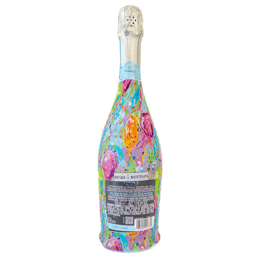 Beau Bottles Happy Birthday Balloons - Prosecco Collection