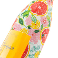 Thumbnail for Preppy Grapefruits Bottle Wrap on Champagne Bottle