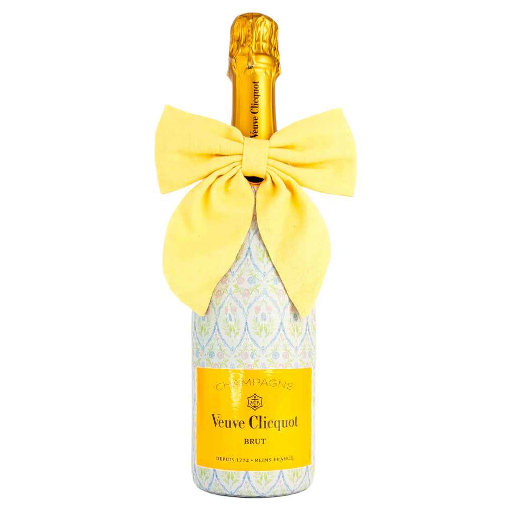 Beau Bottles Wrap Grandmillienial Floral Medallion - Veuve Edition