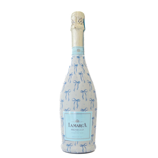 Beau Bottles Grandmillenial Blue Bows - Prosecco Collection