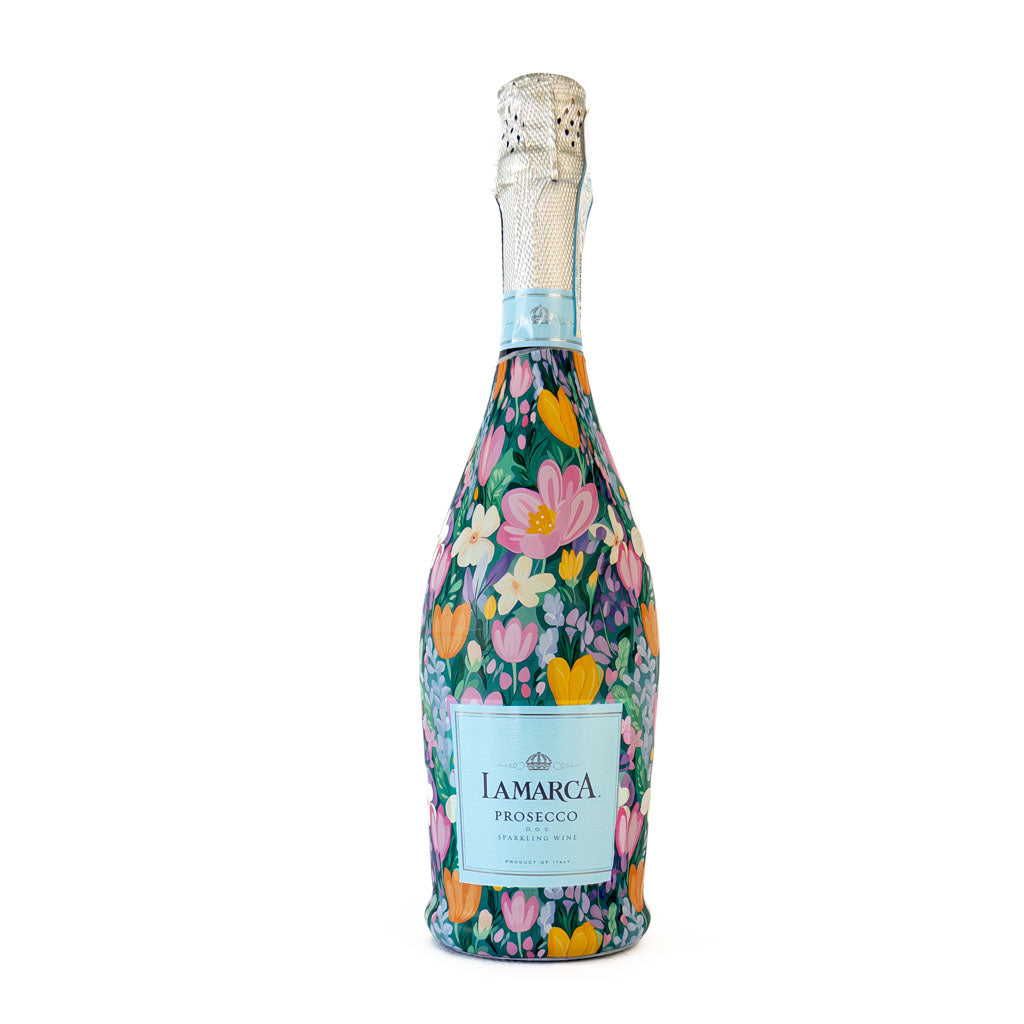 Preppy Southern Spring Bottle Wrap on La Marca Prosecco