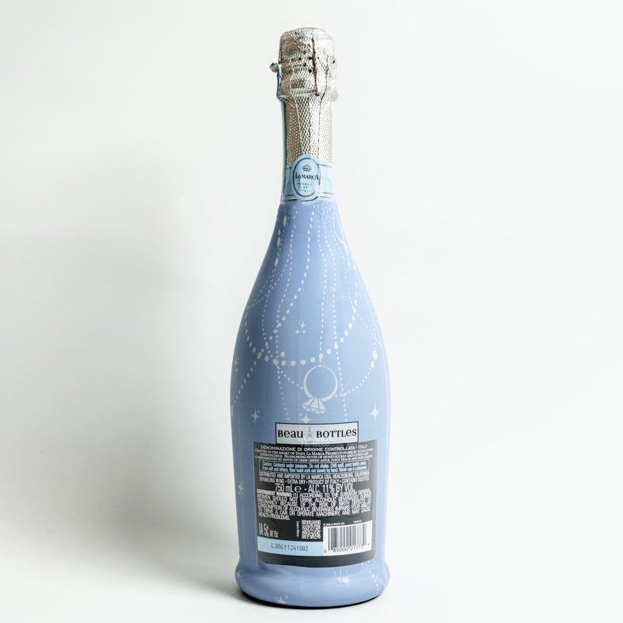 Beau Bottles Blue Pearls and Prosecco  - Prosecco Collection