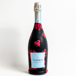 Beau Bottles Crimson Roses - Prosecco Collection