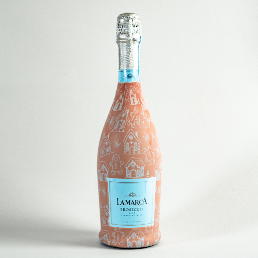 Beau Bottles Gingerbread Village - Prosecco Collection