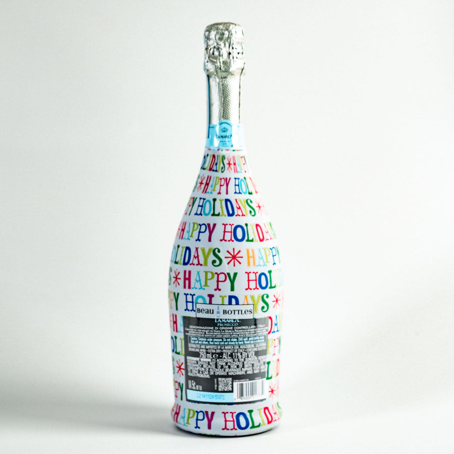 Beau Bottles Happy Holidays - Prosecco Collection