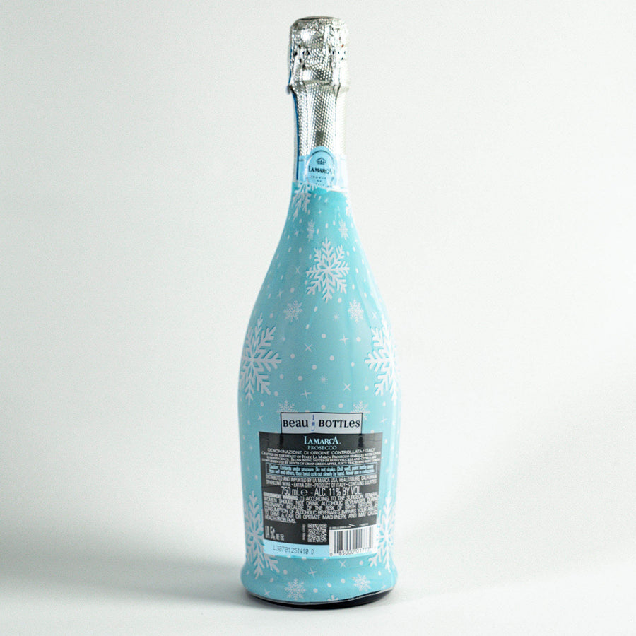 Beau Bottles Snowflakes- Prosecco Collection