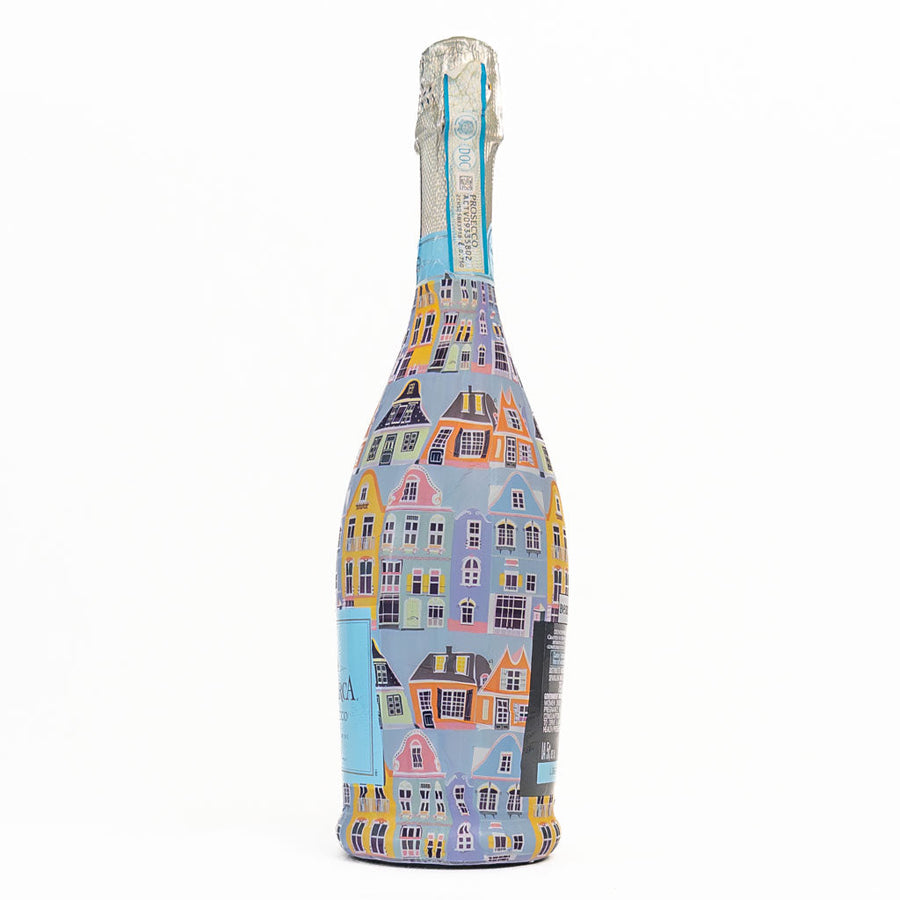 Beau Bottles Blue Row Houses - Prosecco Collection