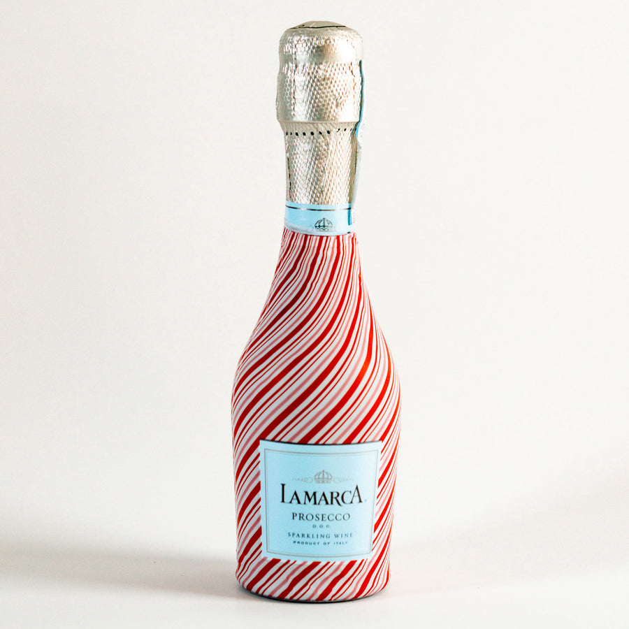 Beau Bottles Candy Cane Stripes - MINI Prosecco Collection - Six Pack