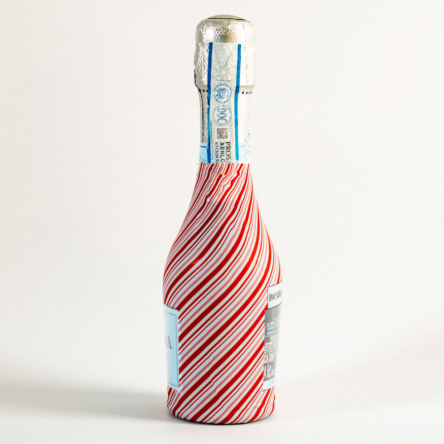 Beau Bottles Candy Cane Stripes - MINI Prosecco Collection - Six Pack