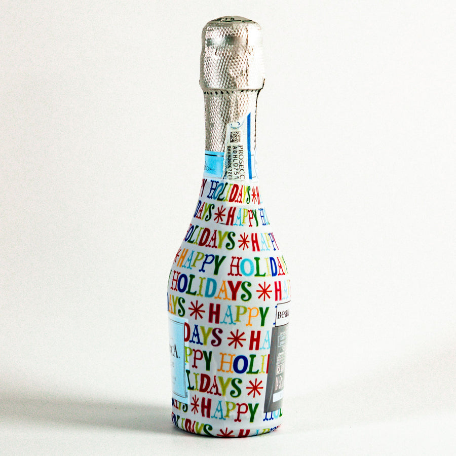 Beau Bottles Happy Holidays -MINI Prosecco Collection - Six Pack