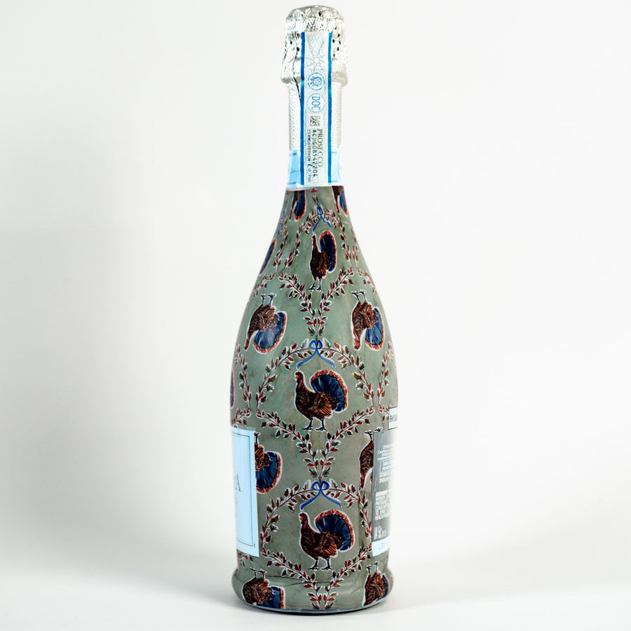 Beau Bottles Autumn Turkey Trellis - Prosecco Collection