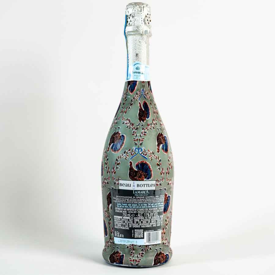 Beau Bottles Autumn Turkey Trellis - Prosecco Collection