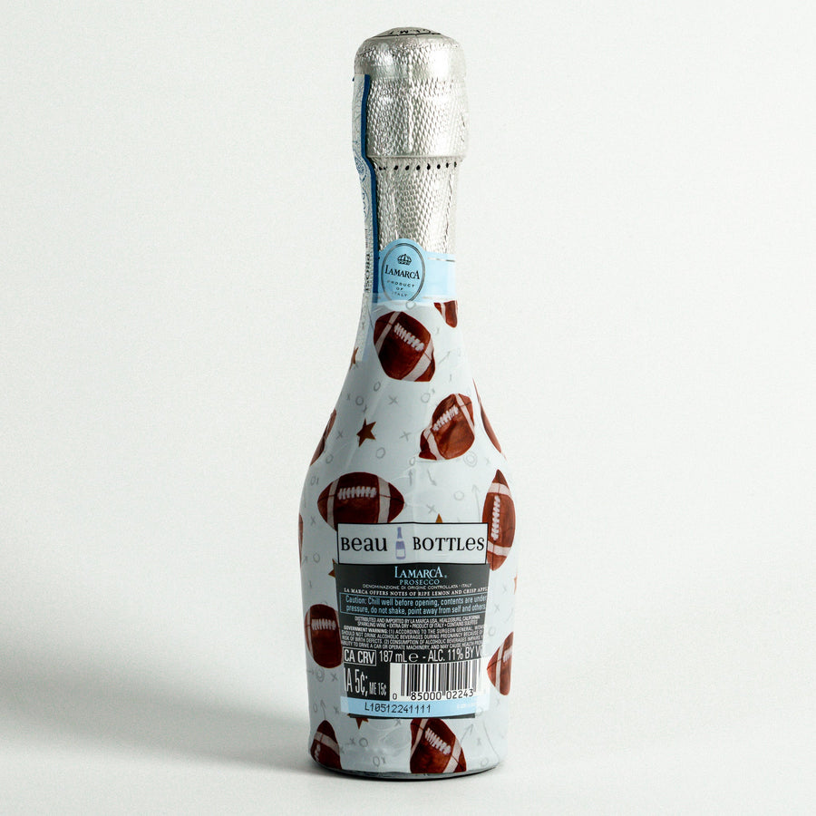 Beau Bottles Footballs - MINI Prosecco Collection - Six Pack