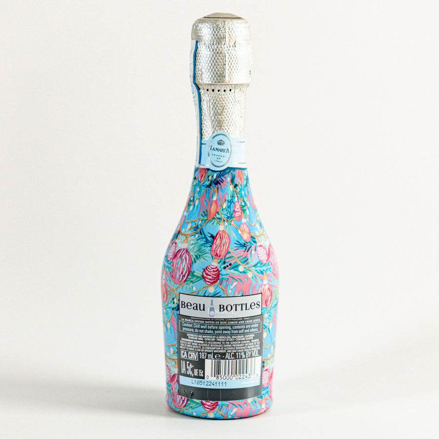 Beau Bottles Twinkling Lights & Ornaments - MINI Prosecco Collection - Six Pack