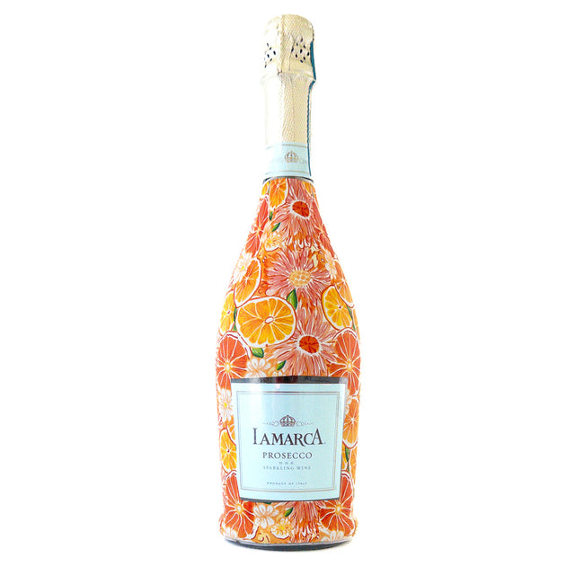 Beau Bottles Preppy Watercolor Oranges- Prosecco Collection