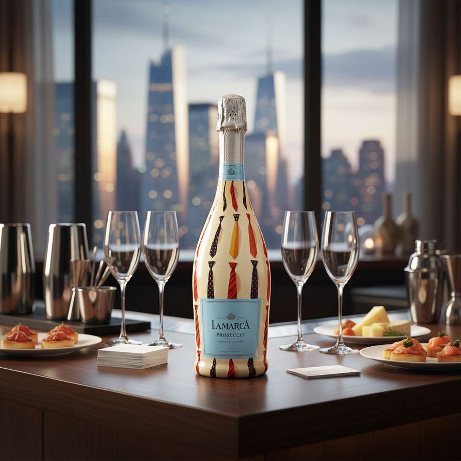 Beau Bottles Large Ties - Prosecco Collection