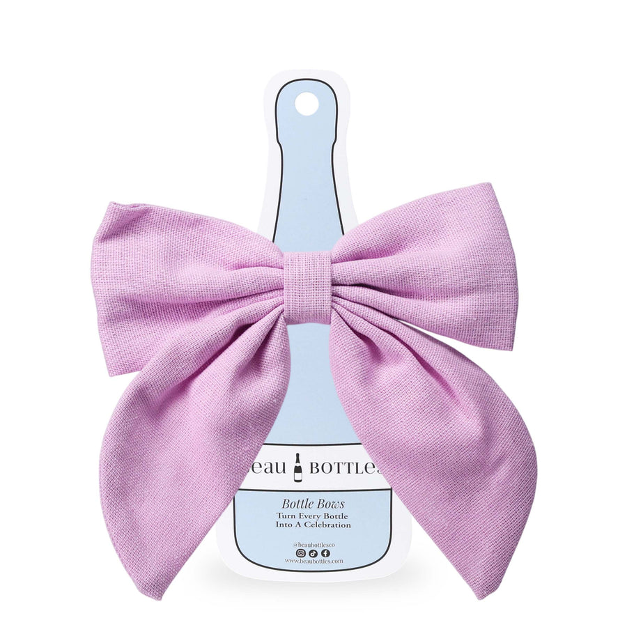 Beau Bottles Lavender Linen Bottle Bow