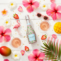 Thumbnail for Beau Bottles Little Blue Designs Palm Royale- MINI Prosecco Collection - Set of 6 (Wraps Only)