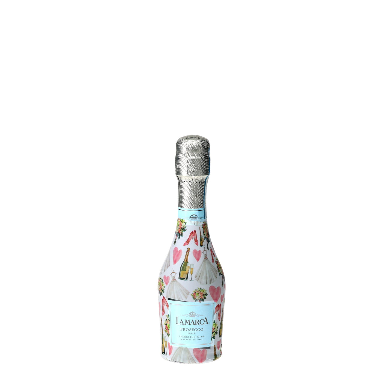 Beau Bottles Wedding Romance - MINI Prosecco Collection - Set of 6 (Wraps Only)