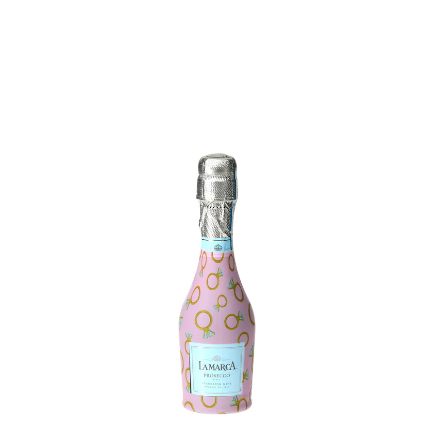 Beau Bottles Pink Engagement Ring - MINI Prosecco Collection - Set of 6 (Wraps Only)