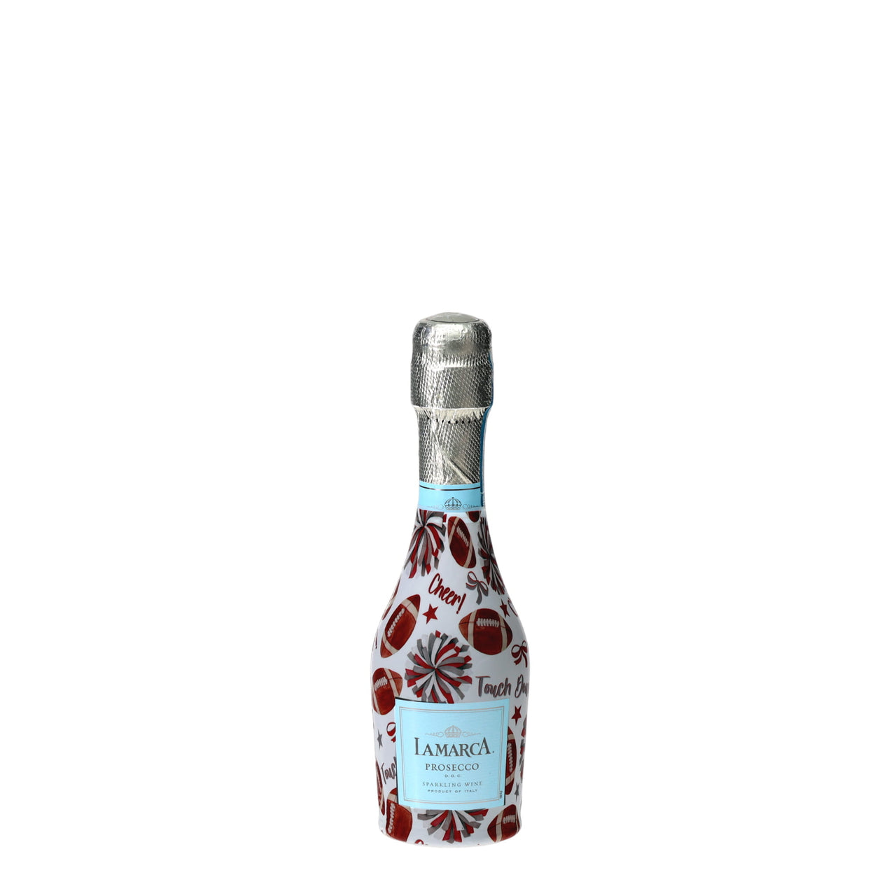 Beau Bottles Crimson and Grey Game Day - MINI Prosecco Collection - Set of 6 (Wraps Only)