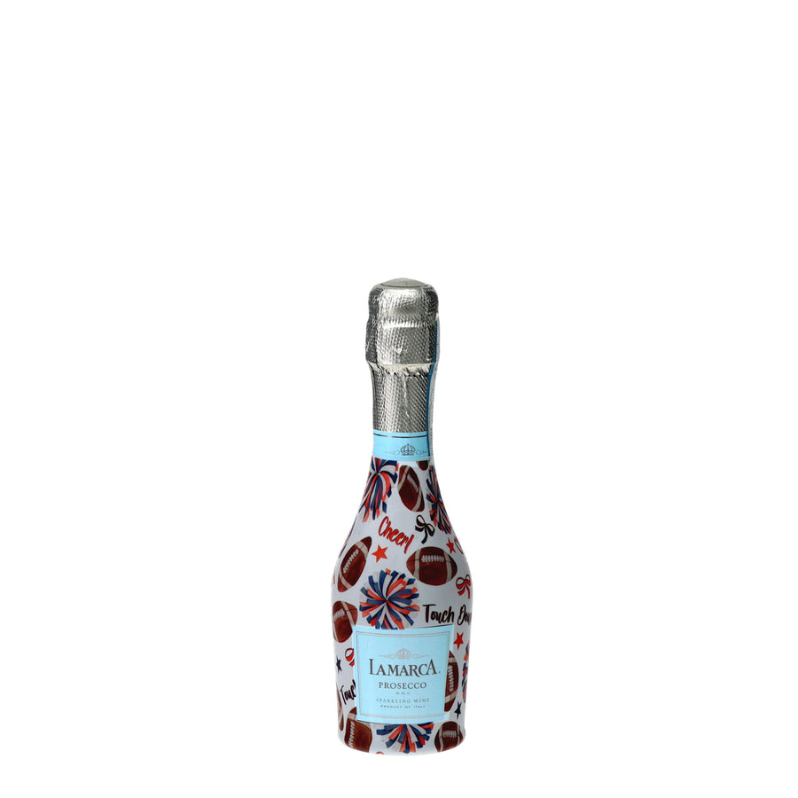 Beau Bottles Navy and Orange Game Day - MINI Prosecco Collection - Set of 6 (Wraps Only)