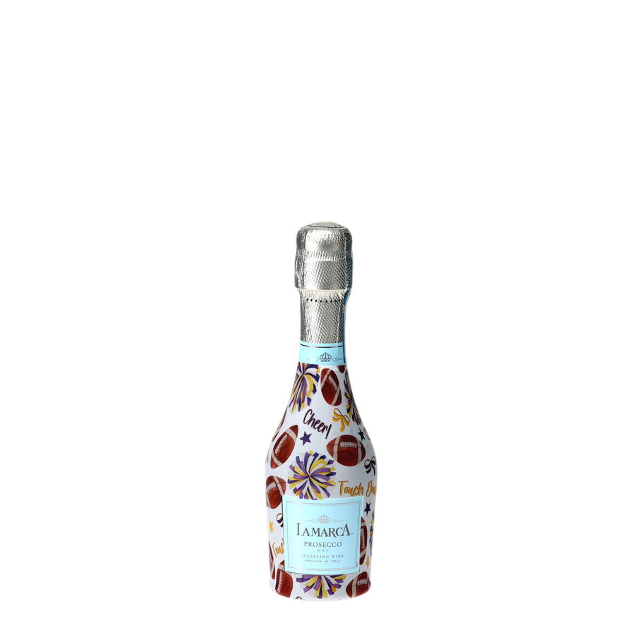 Beau Bottles Purple and Yellow Game Day - MINI Prosecco Collection - Set of 6 (Wraps Only)