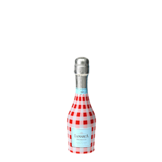 Beau Bottles Red and White Gingham - MINI Prosecco Collection - Set of 6 (Wraps Only)