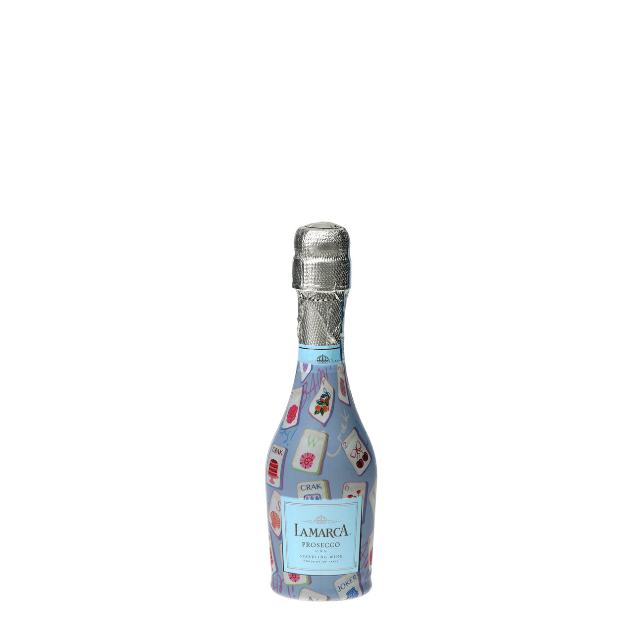 Beau Bottles Pastel Blue Mahjong - MINI Prosecco Collection - Set of 6 (Wraps Only)