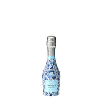 Thumbnail for Beau Bottles Blue and White Snowman - MINI Prosecco Collection - Set of 6 (Wraps Only)