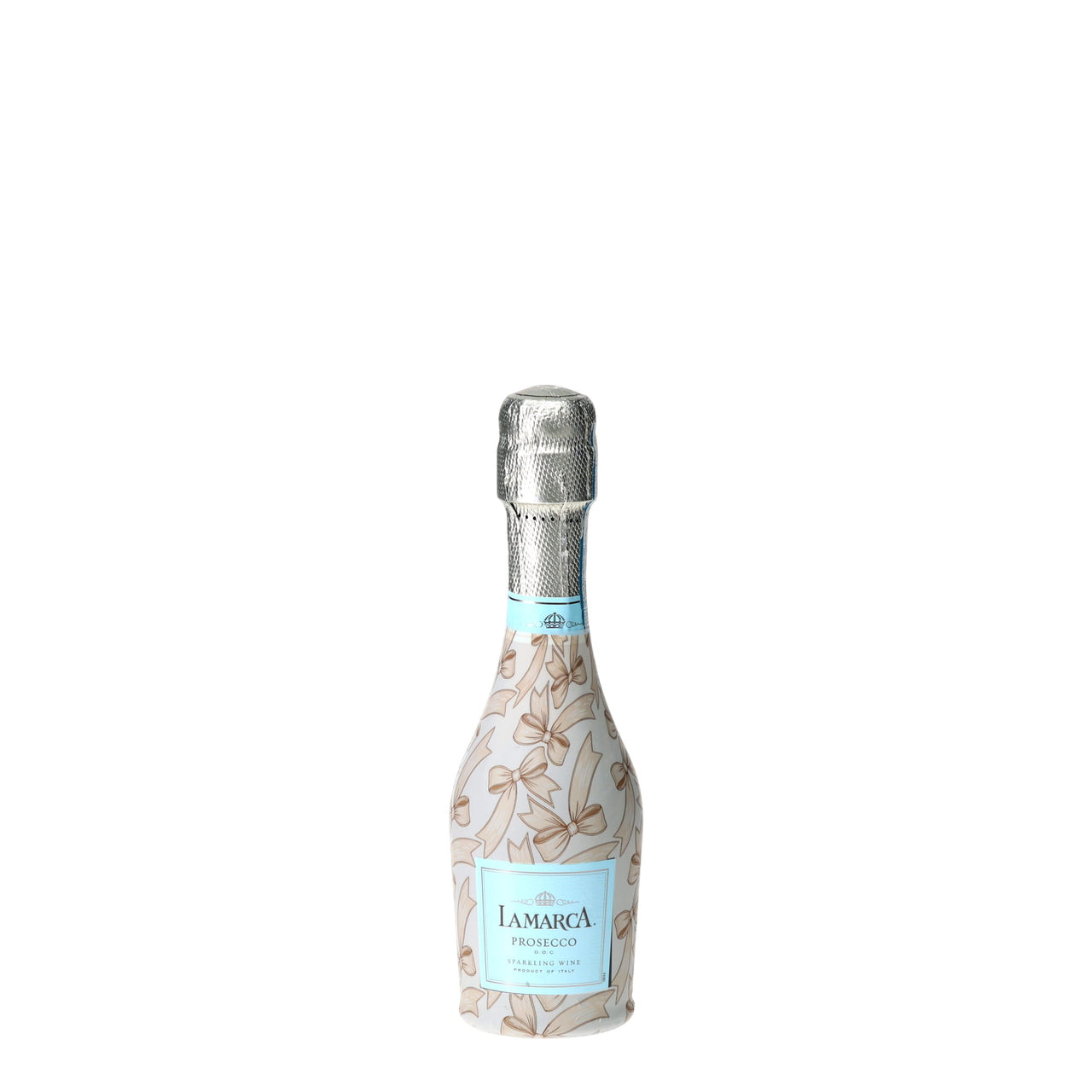 Beau Bottles Beige Bows - MINI Prosecco Collection - Set of 6 (Wraps Only)