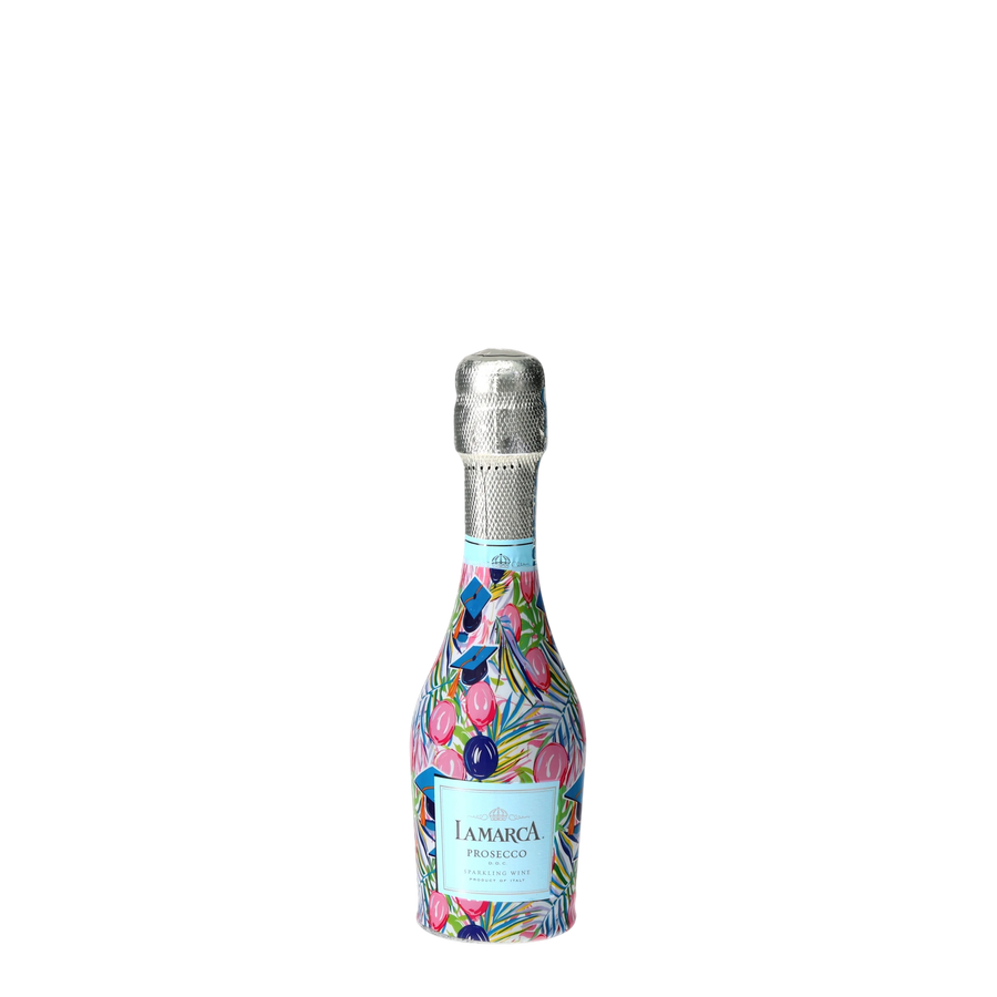 Beau Bottles Pink Graduation - MINI Prosecco Collection - Set of 6 (Wraps Only) — 360 view
