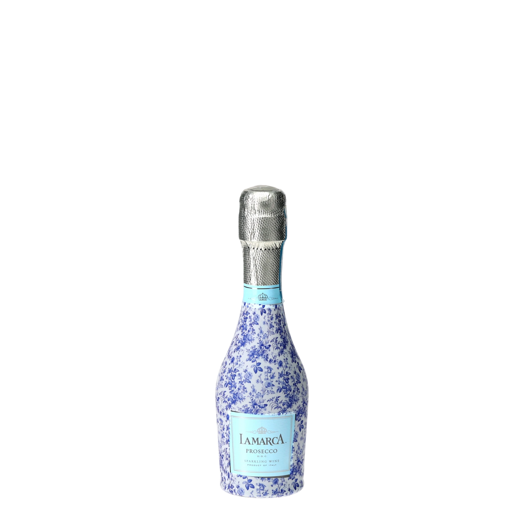 Beau Bottles Blue Floral - MINI Prosecco Collection - Set of 6 (Wraps Only)