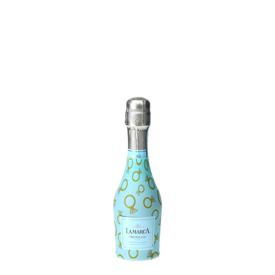 LIMITED!!!  Beau Bottles Blue Engagement Ring - MINI Prosecco Collection - Set of 3 (Wraps Only) — 360 view