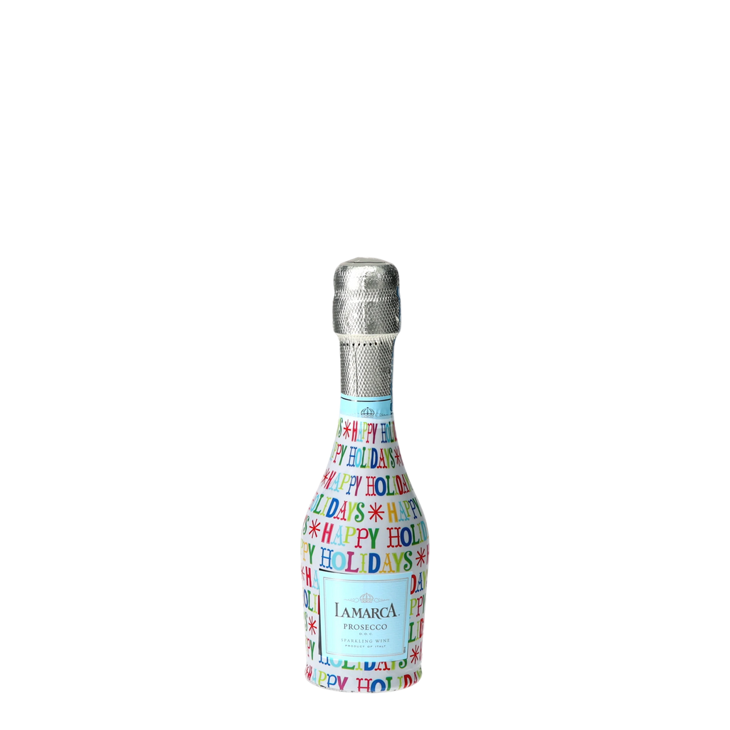 Beau Bottles Happy Holidays -MINI Prosecco Collection - Set of 6 (Wraps Only)