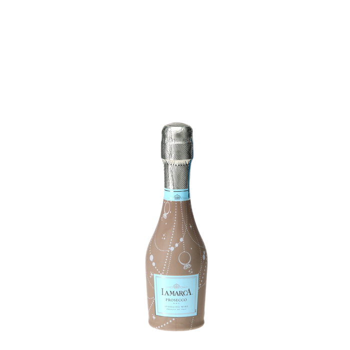Taupe Pearls & Prosecco Mini Prosecco Wraps (6-Pack) — 360 view