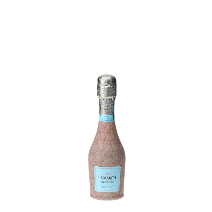 Blush Lace Florals Mini Prosecco Wraps (Set of 3) — 360 view