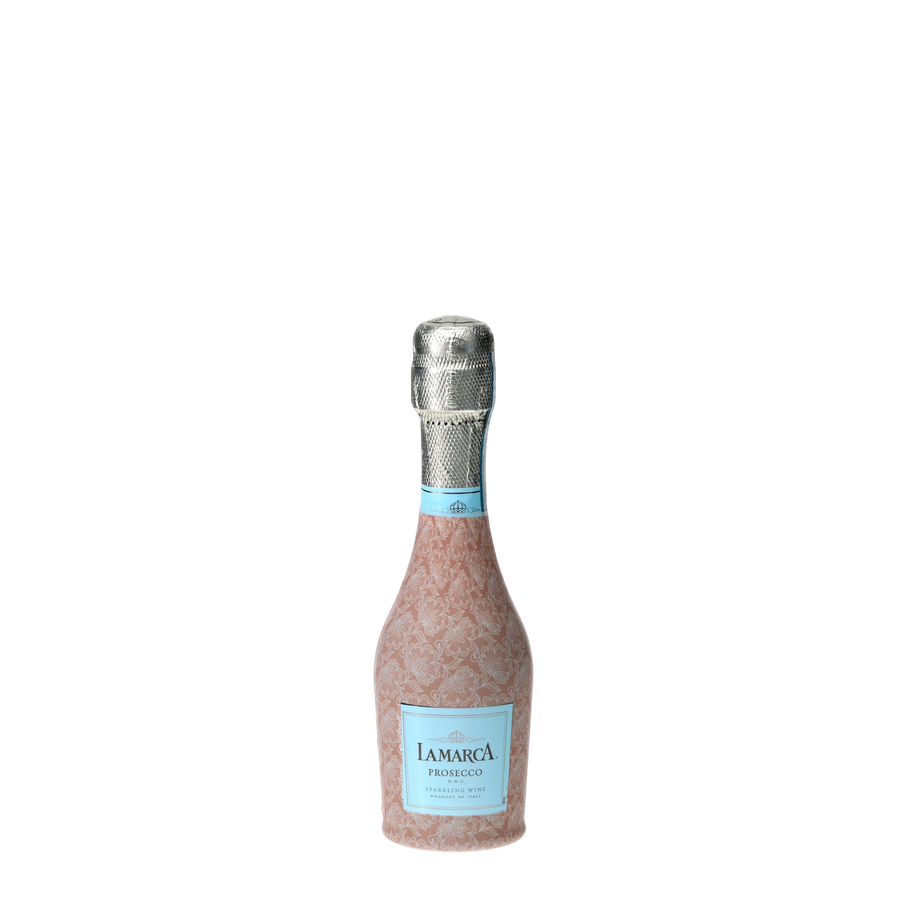 Beau Bottles Blush Lace Florals - MINI Prosecco Collection - Set of 6 (Wraps Only) — 360 view