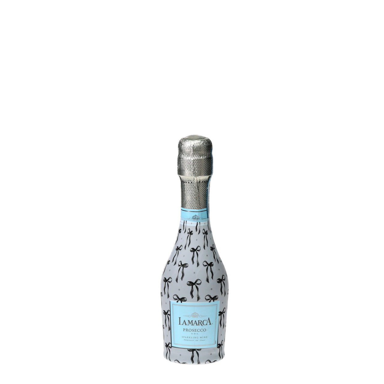 Beau Bottles Grandmillennial Black Bows- MINI Prosecco Collection - Set of 6 (Wraps Only)