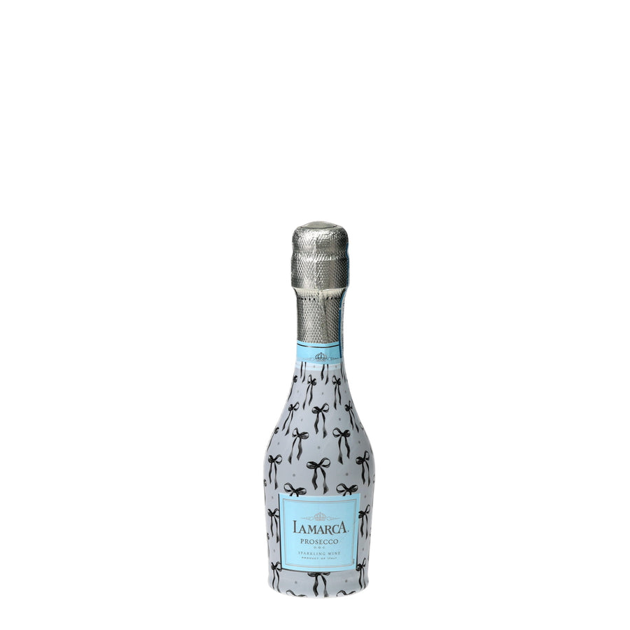 Beau Bottles Grandmillennial Black Bows- MINI Prosecco Collection - Set of 6 (Wraps Only)