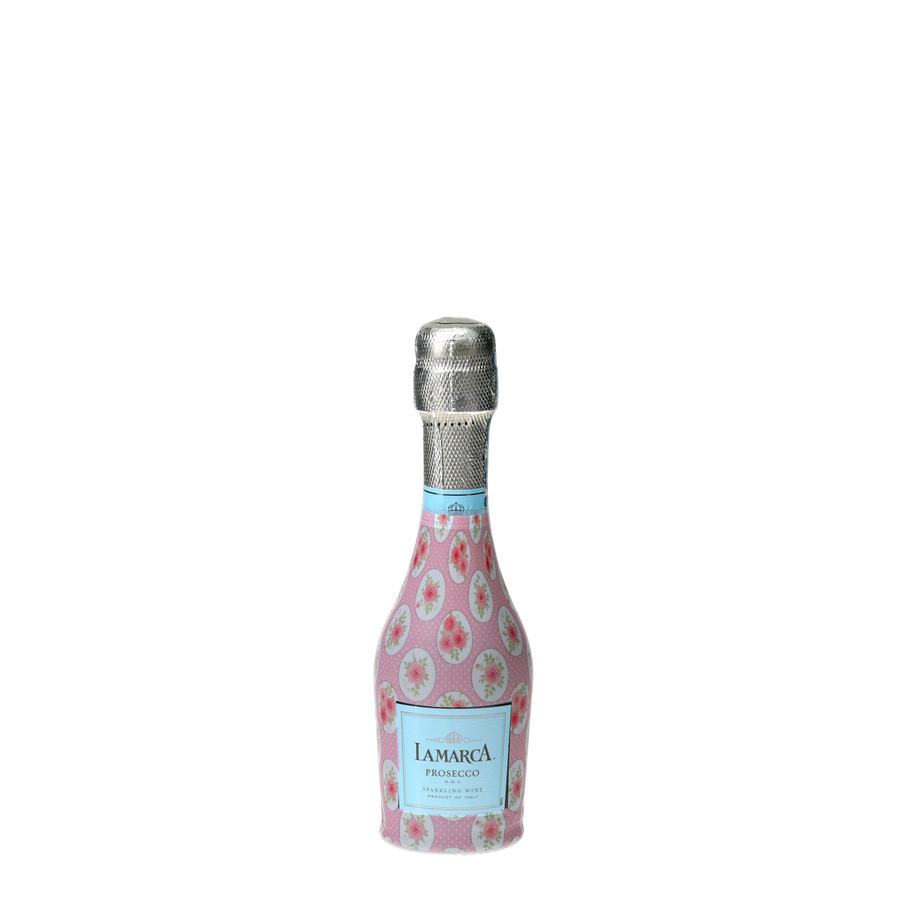 Beau Bottles Pink Chateau Dots- MINI Prosecco Collection - Set of 6 (Wraps Only) — 360 view