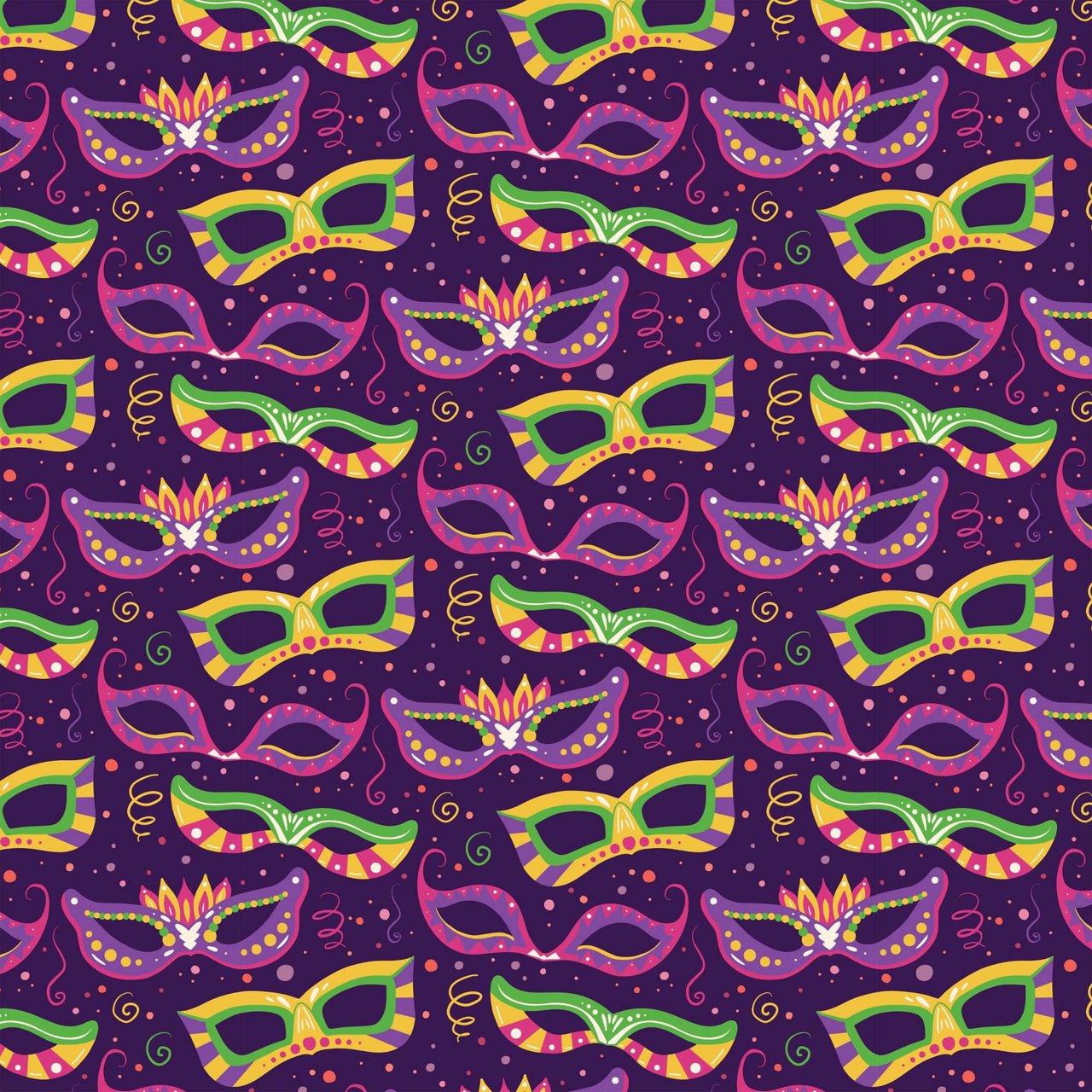 Limited Edition Mardi Masquerade Bottle Wrap on Champagne Bottle