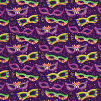 Thumbnail for Limited Edition Mardi Masquerade Bottle Wrap on Champagne Bottle