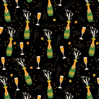 Thumbnail for NYE Champagne Pop Bottle Wrap on Champagne Bottle