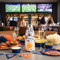 Thumbnail for Beau Bottles Navy and Orange Game Day - Champagne Collection