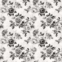 Thumbnail for Black and White Floral Bottle Wrap on Champagne Bottle