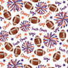 Orange and Purple Game Day Bottle Wrap on La Marca Prosecco